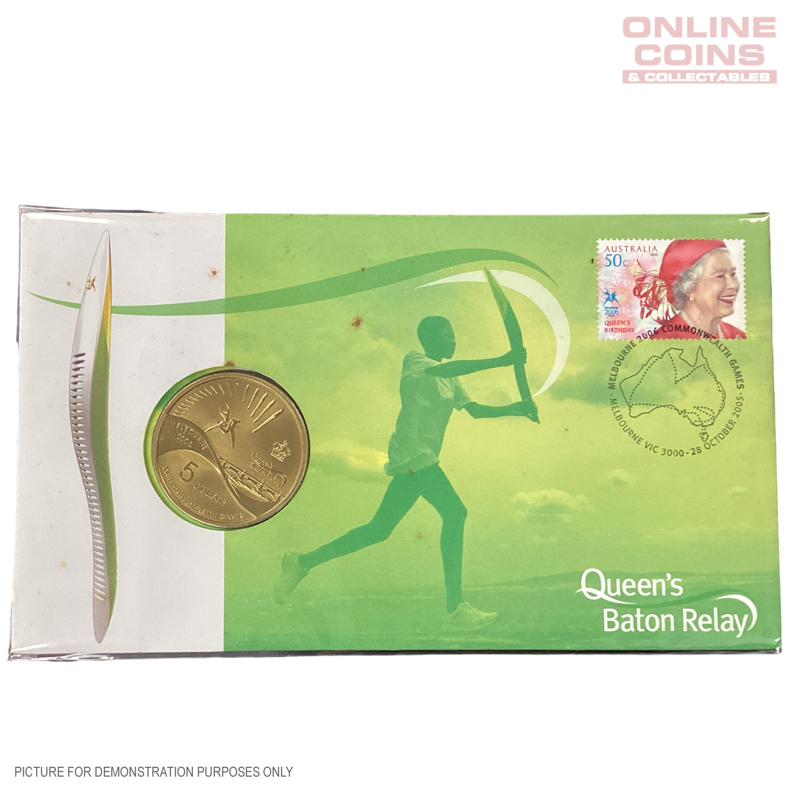 2006 - Australia Post - Royal Australian Mint - Queen's Baton Relay PNC